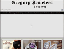 Tablet Screenshot of gregoryjewelersofmorganton.com